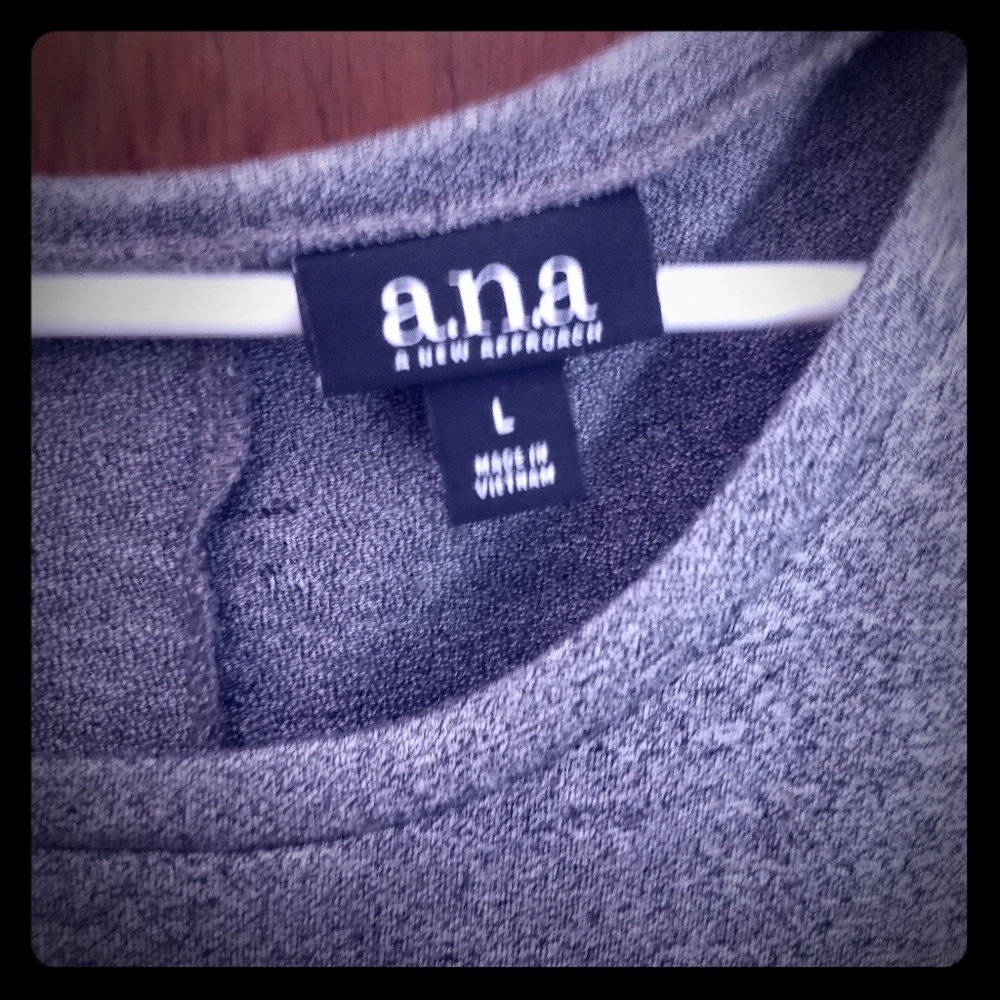 Grey a.n.a dress, large